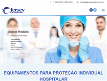Tablet Screenshot of jerseypompom.com.br